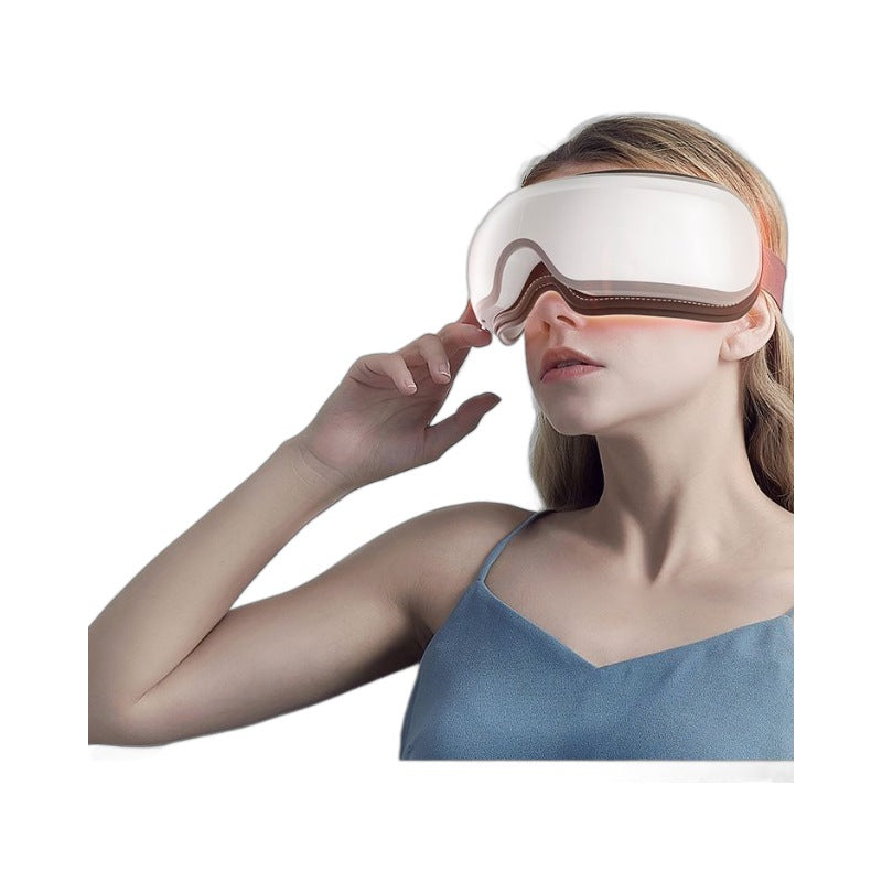 Rechargeable Eye Massager with Heat Therapy and Bluetooth