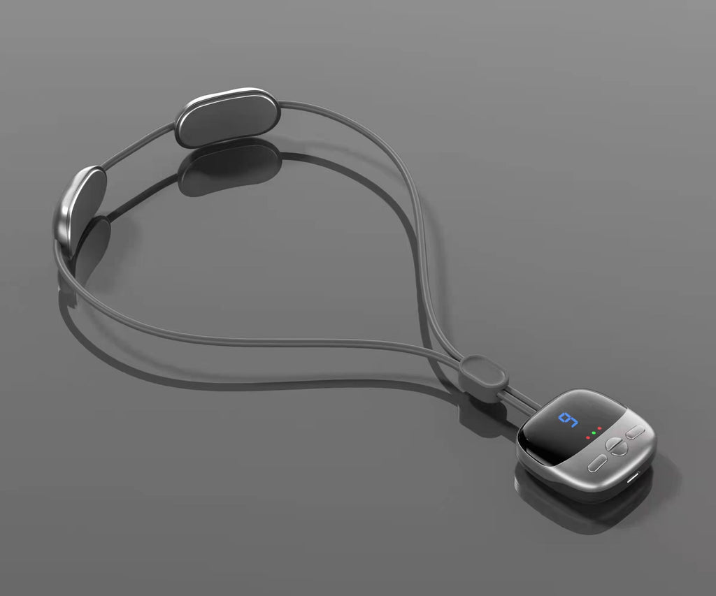 Portable Neck Massager with Heat and Pulse Therapy