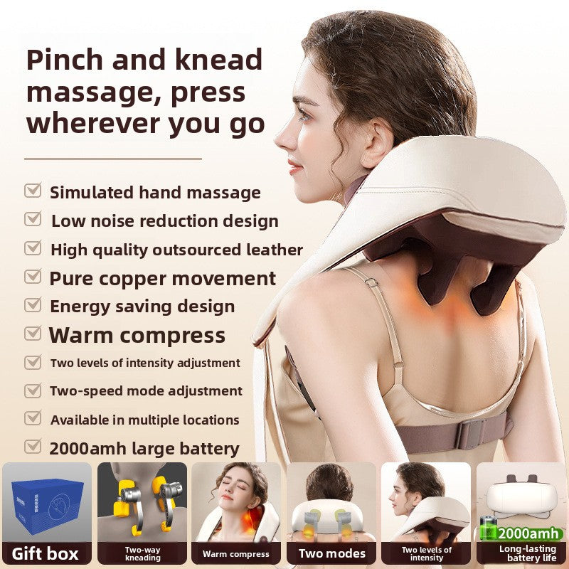 Shoulder and neck intelligent cervical massager