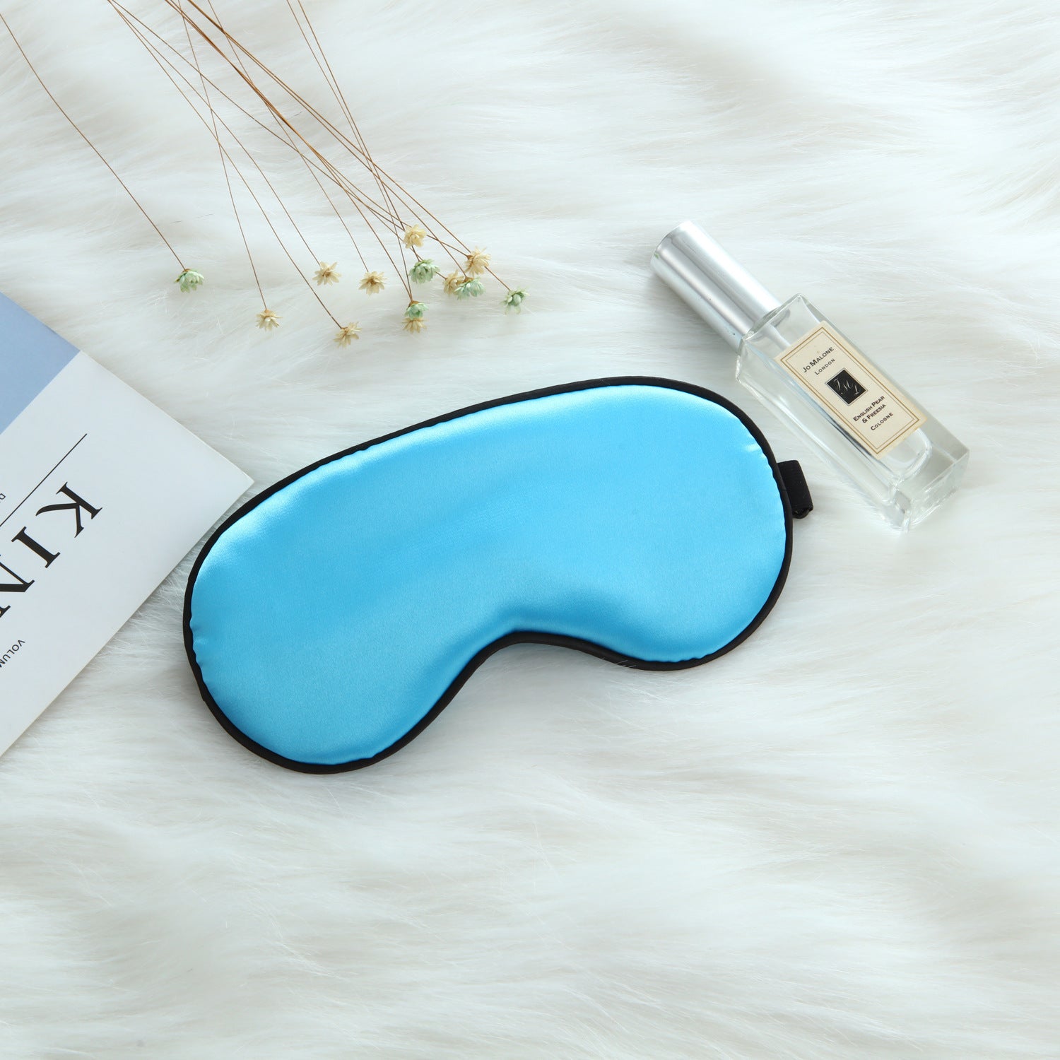 Adjustable Silk Sleep Mask with Earplugs
