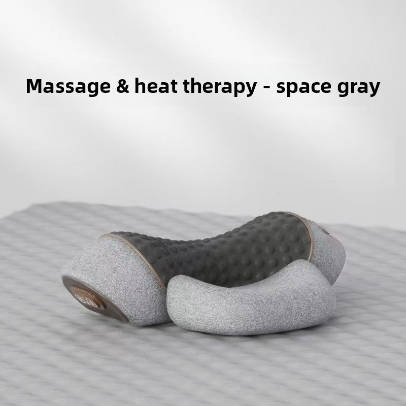 Ergonomic Massage Neck Pillow with Heat Therapy