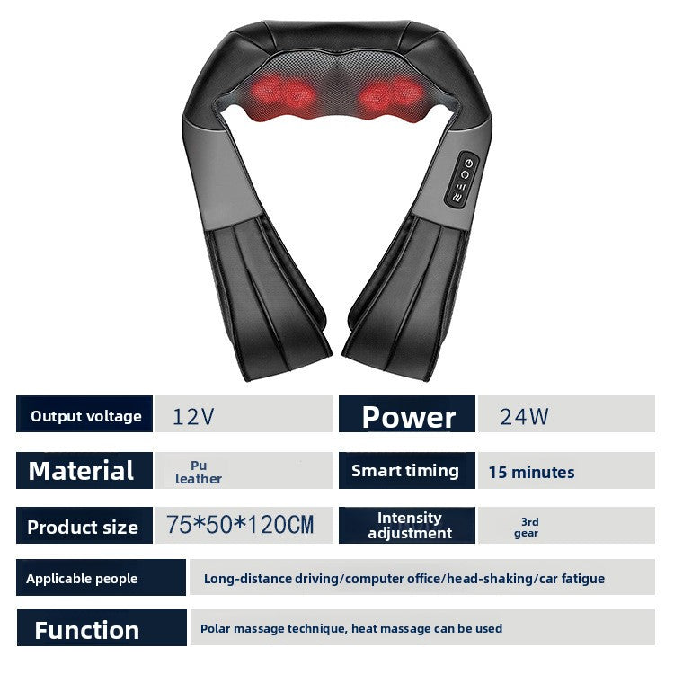 Electric Heating Shoulder and Neck Massager