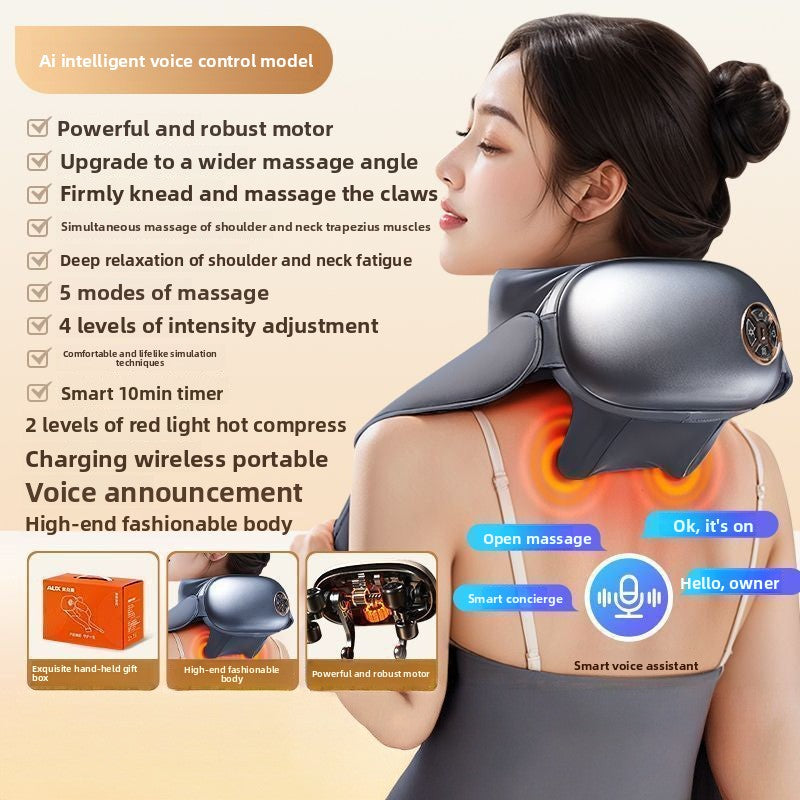 Shoulder and neck intelligent cervical massager