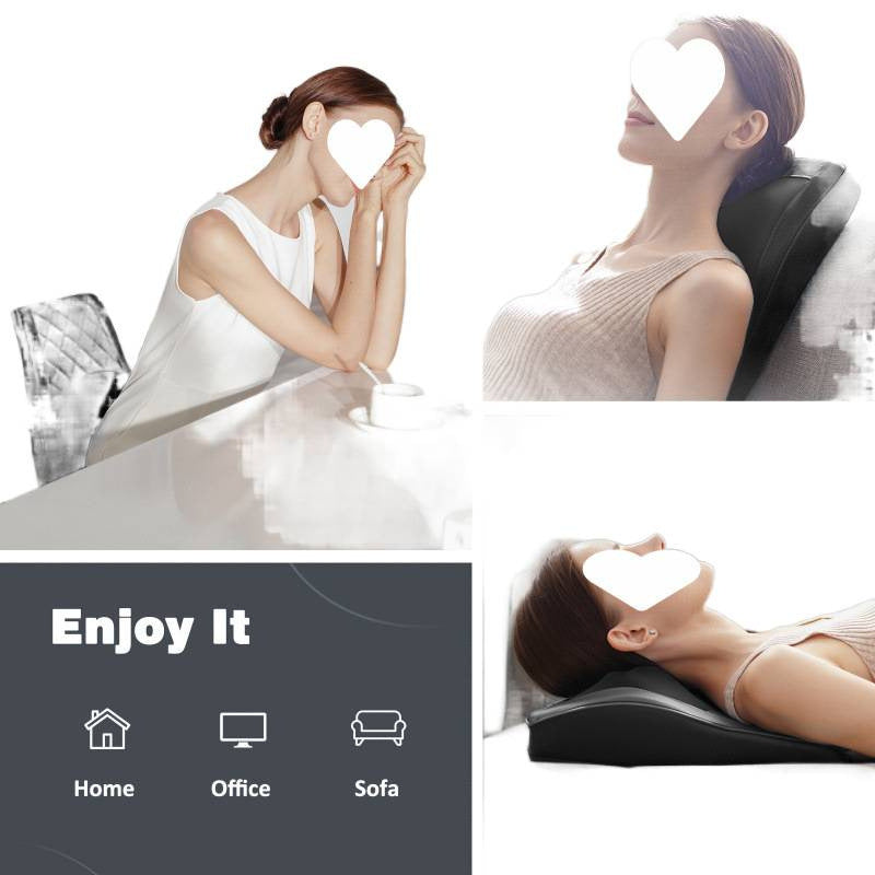 Electric Neck Massager with Heating and Vibration