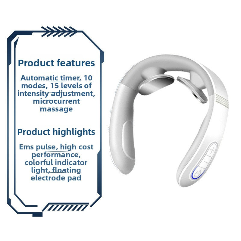 Portable Neck and Shoulder Massager with Heat Therapy