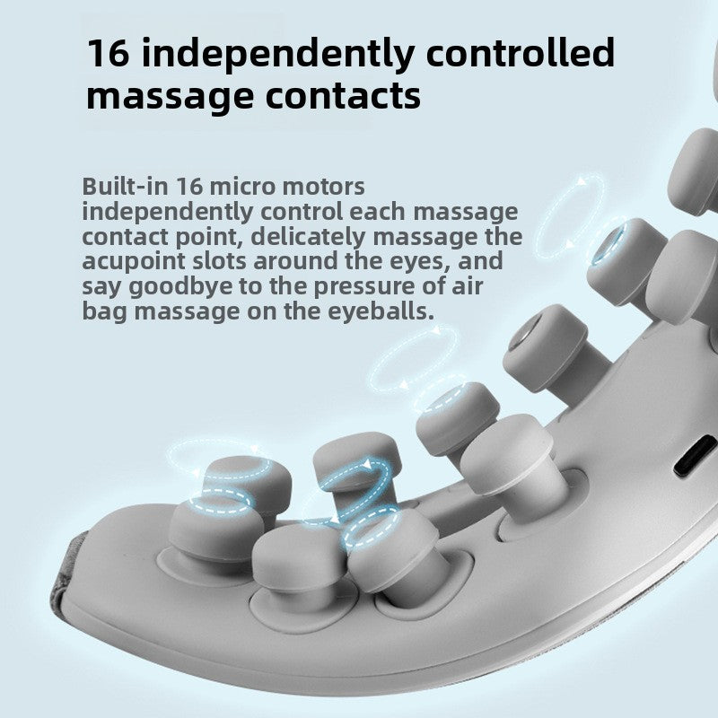 Smart Eye Massager with Heat and Vibration