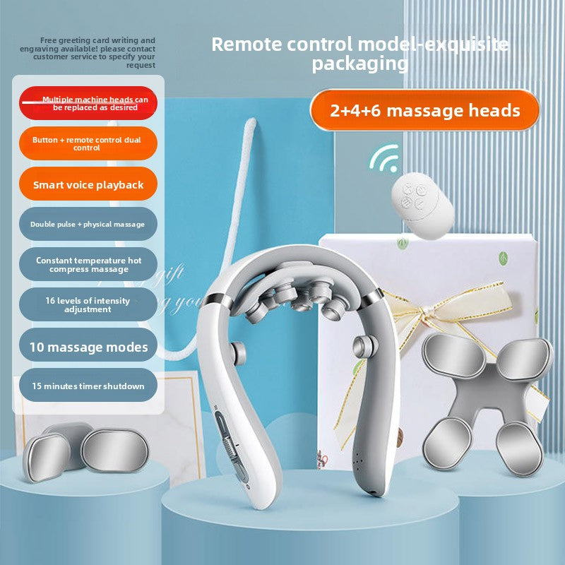 Cervical Neck Massager with Heat and Pulse Therapy
