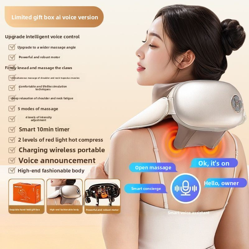 Shoulder and neck intelligent cervical massager