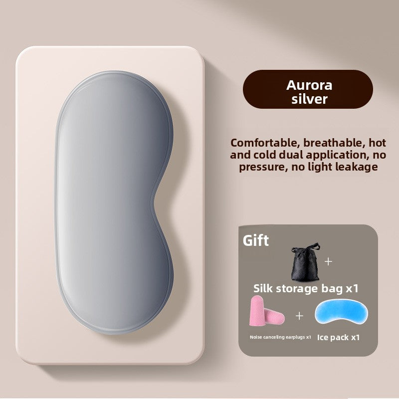 Silk Sleep Eye Mask with Light Blocking and Cooling Features