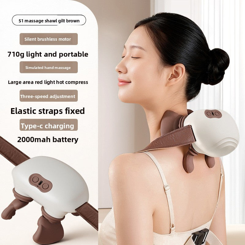 Shoulder and neck intelligent cervical massager