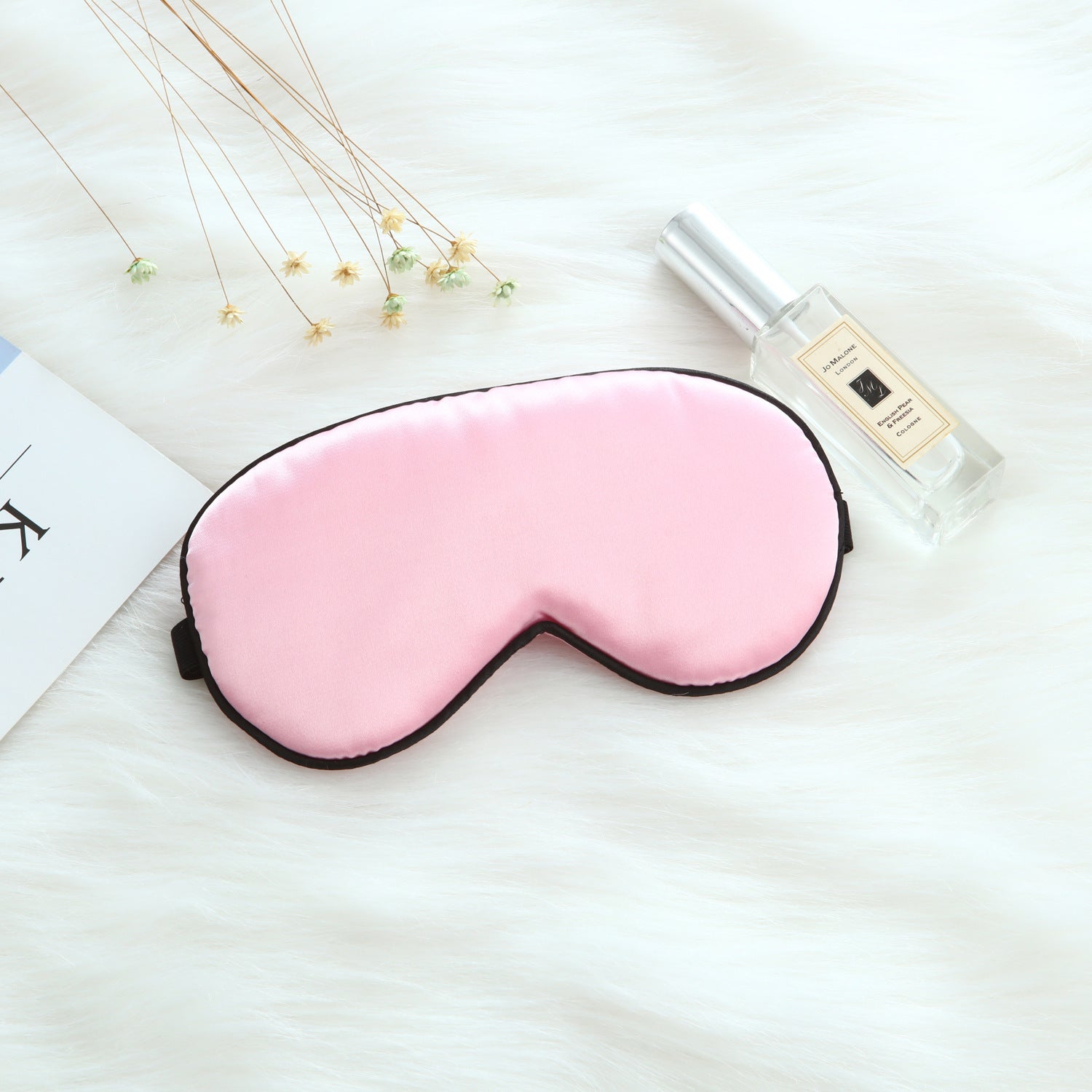 Adjustable Silk Sleep Mask with Earplugs