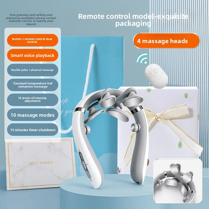 Cervical Neck Massager with Heat and Pulse Therapy