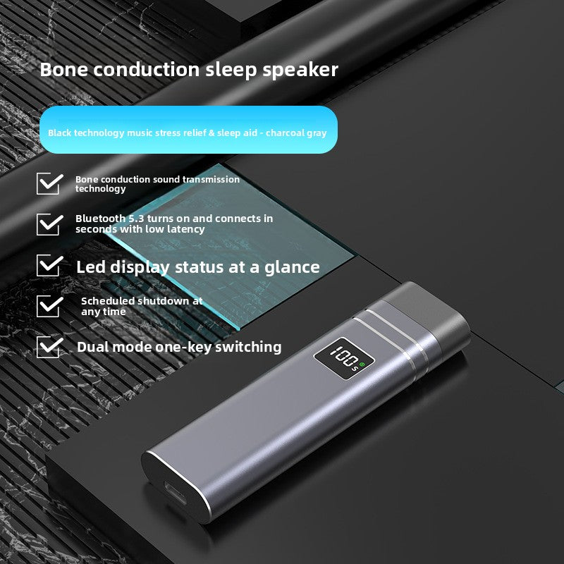 Bluetooth Pillow Sleep Speaker with Bone Conduction