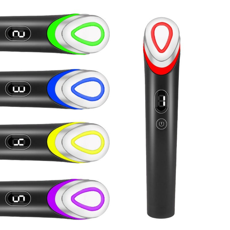 Portable Rechargeable Eye Massager with Red Light Therapy