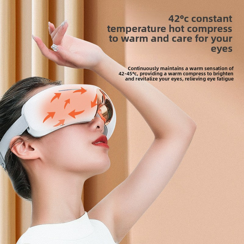 Intelligent Eye Massager with Vibration and Heat