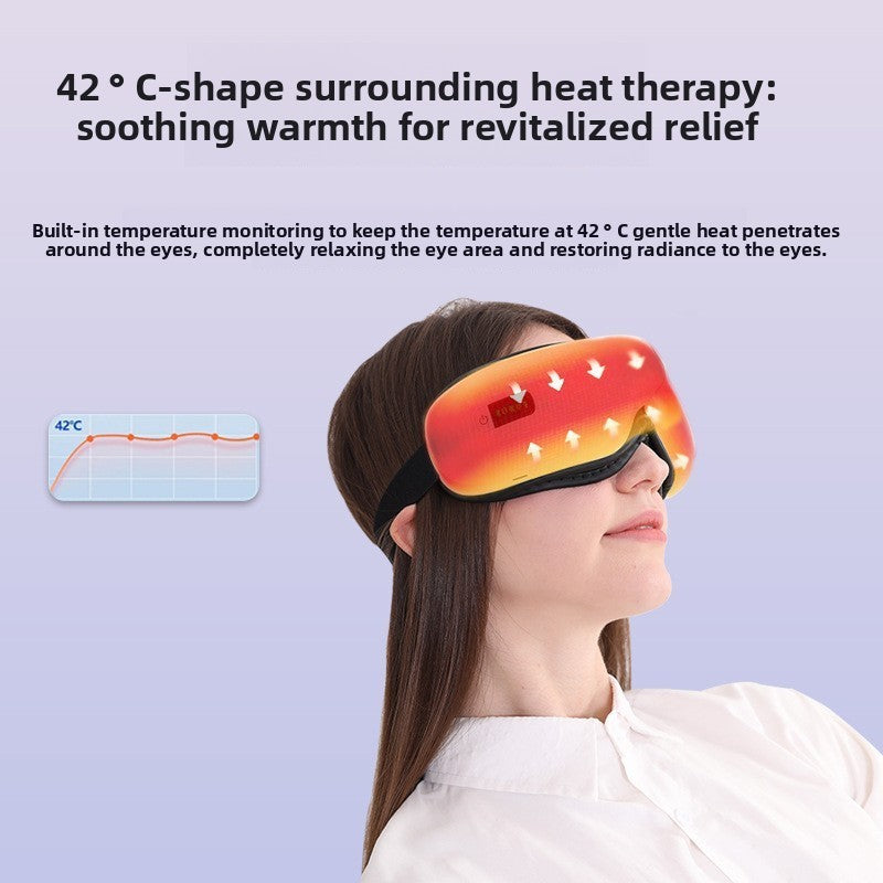 Smart Bluetooth Eye Massager with Heat Therapy