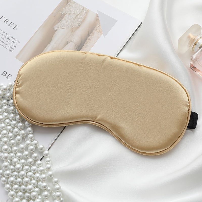 Adjustable Silk Sleep Mask with Earplugs