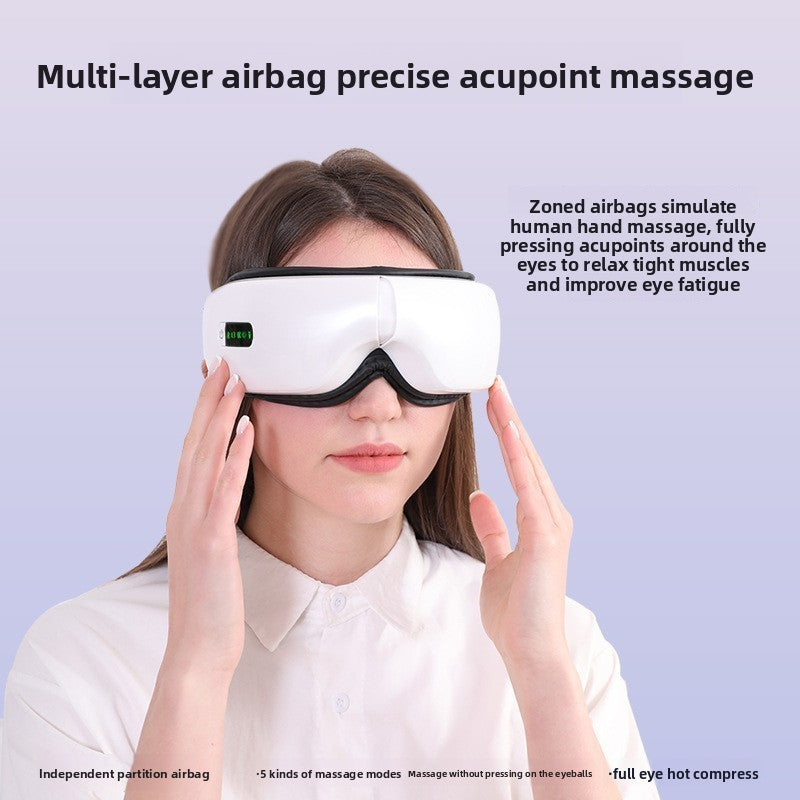 Bluetooth Eye Massager with Heat Compress