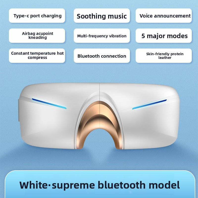 Intelligent Eye Massager with Vibration and Heat