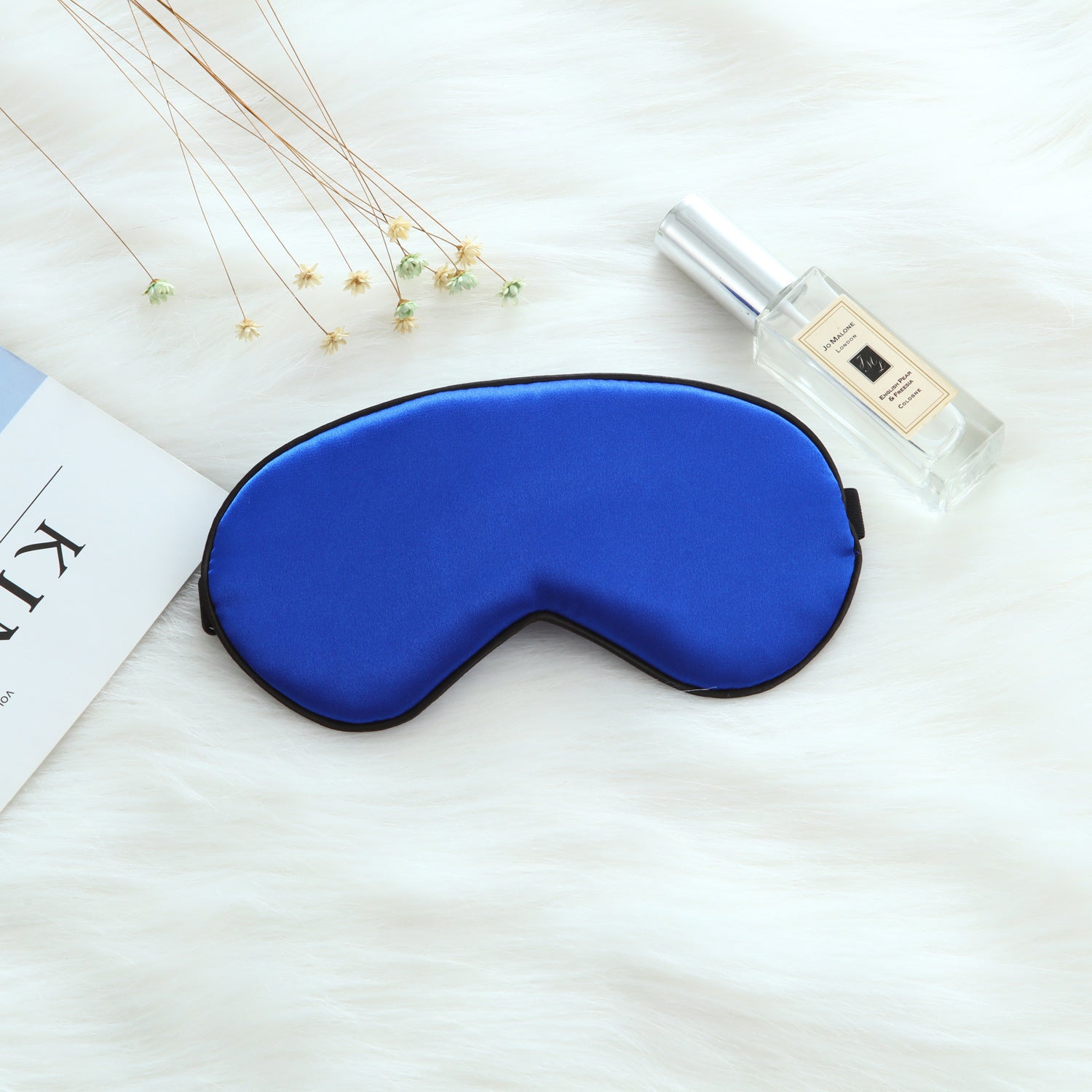 Adjustable Silk Sleep Mask with Earplugs