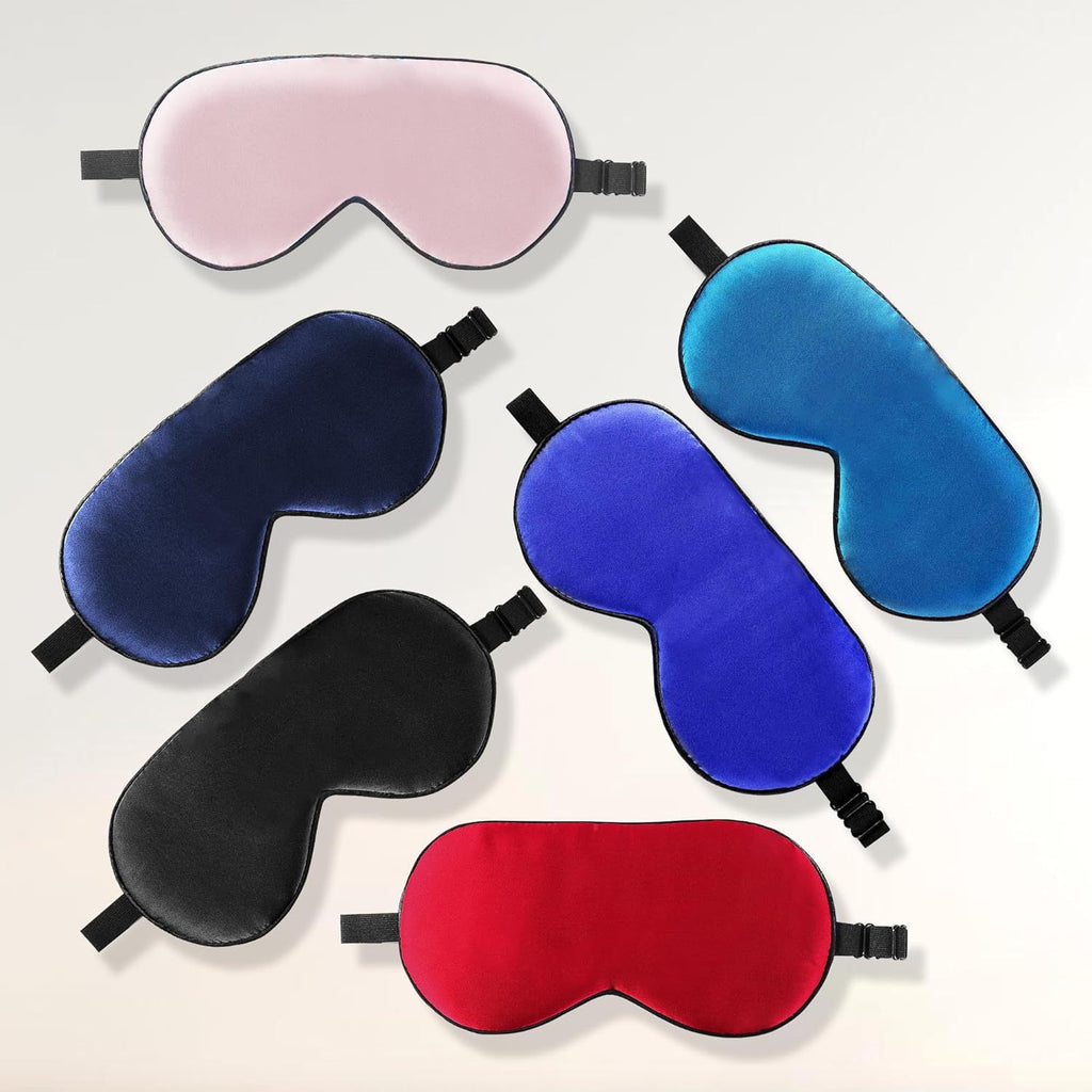 Adjustable Silk Sleep Mask with Earplugs