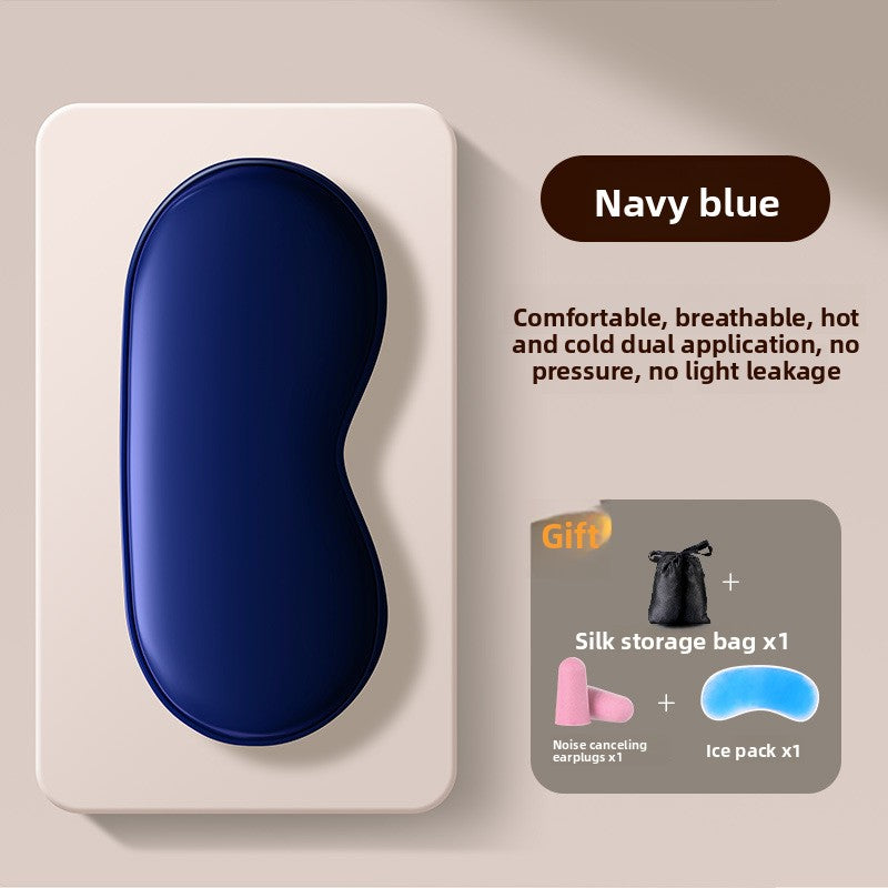 Silk Sleep Eye Mask with Light Blocking and Cooling Features