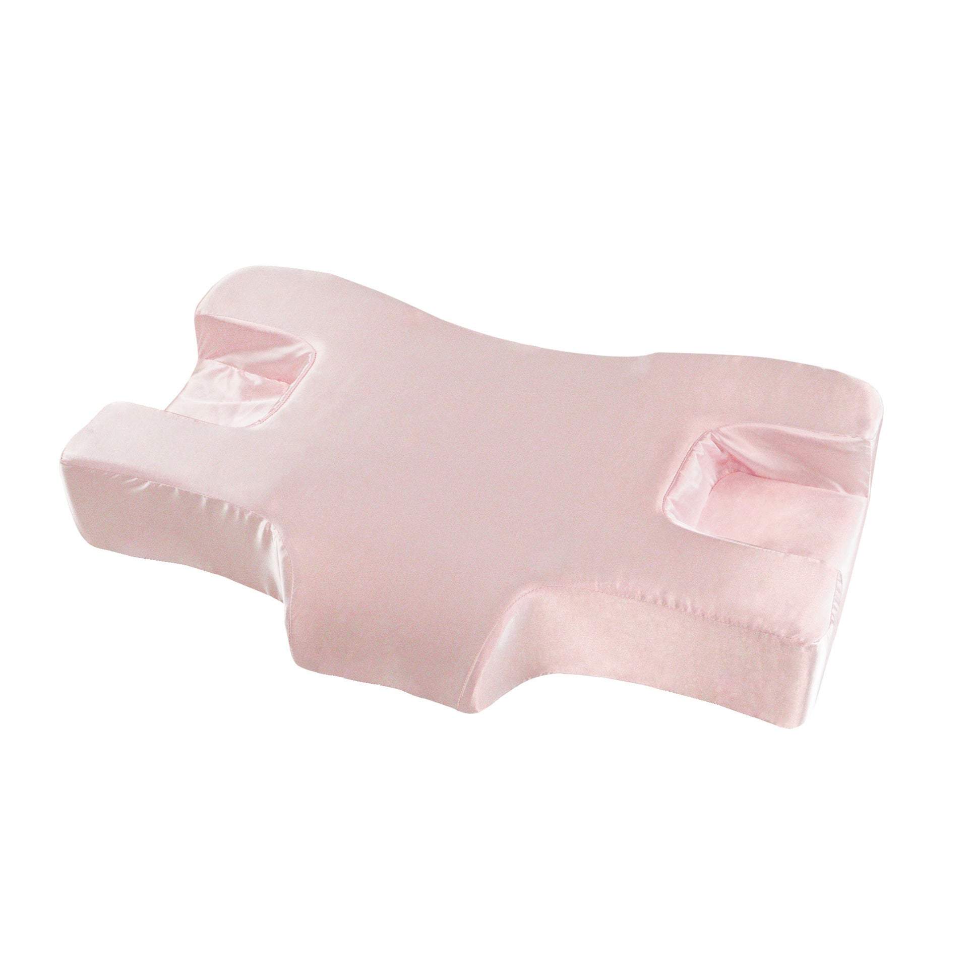 Memory Foam Beauty Pillow Side Sleep Comfortable Satin Cover