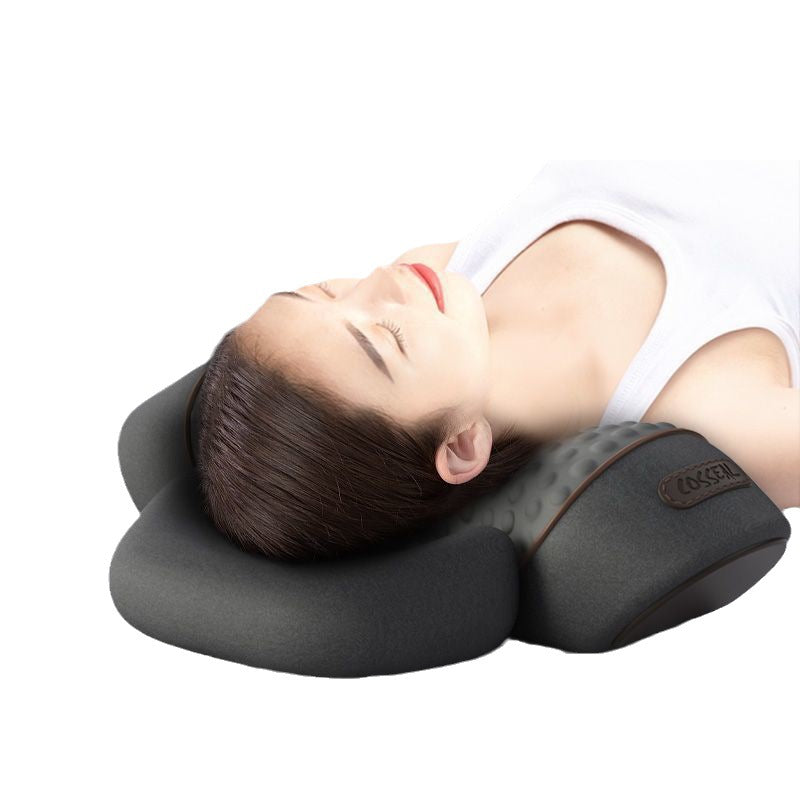 Ergonomic Massage Neck Pillow with Heat Therapy
