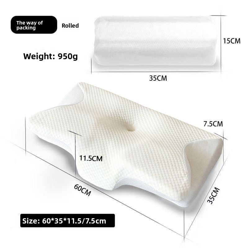 Ergonomic Butterfly Memory Foam Cervical Pillow