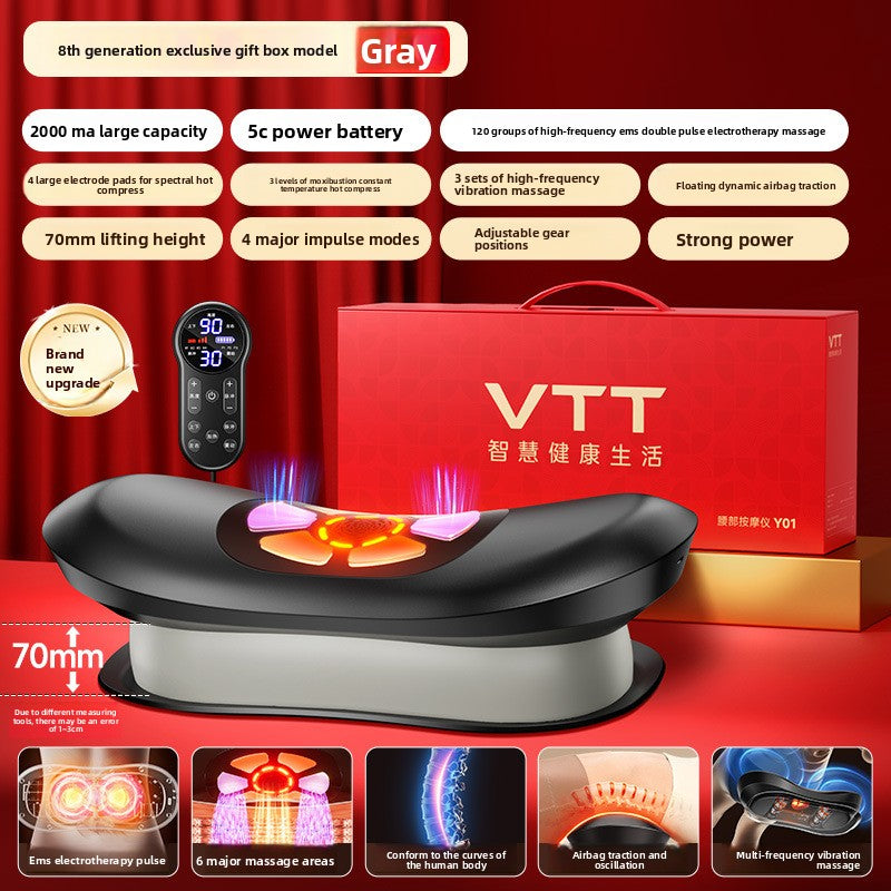 Rechargeable Pulse Heat Massage Pillow
