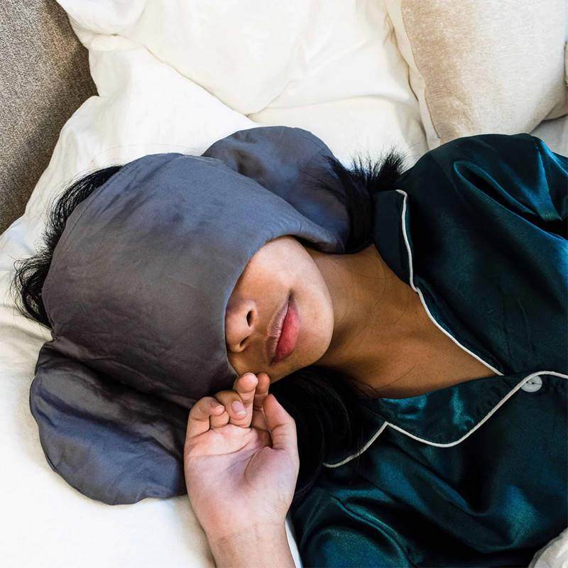 Weighted Sleep Eye Mask with Cooling Compress