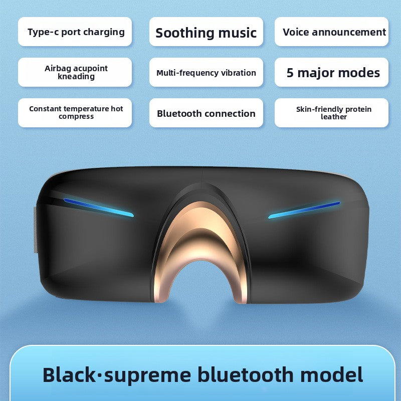 Intelligent Eye Massager with Vibration and Heat