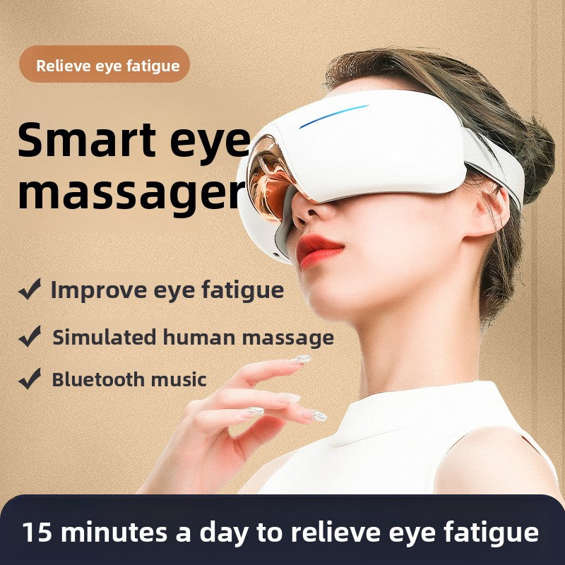 Intelligent Eye Massager with Vibration and Heat