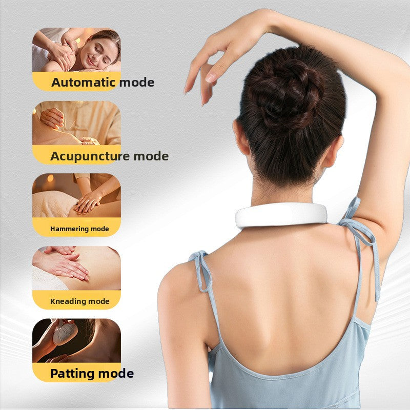 Portable Neck and Shoulder Massager with Heat Therapy