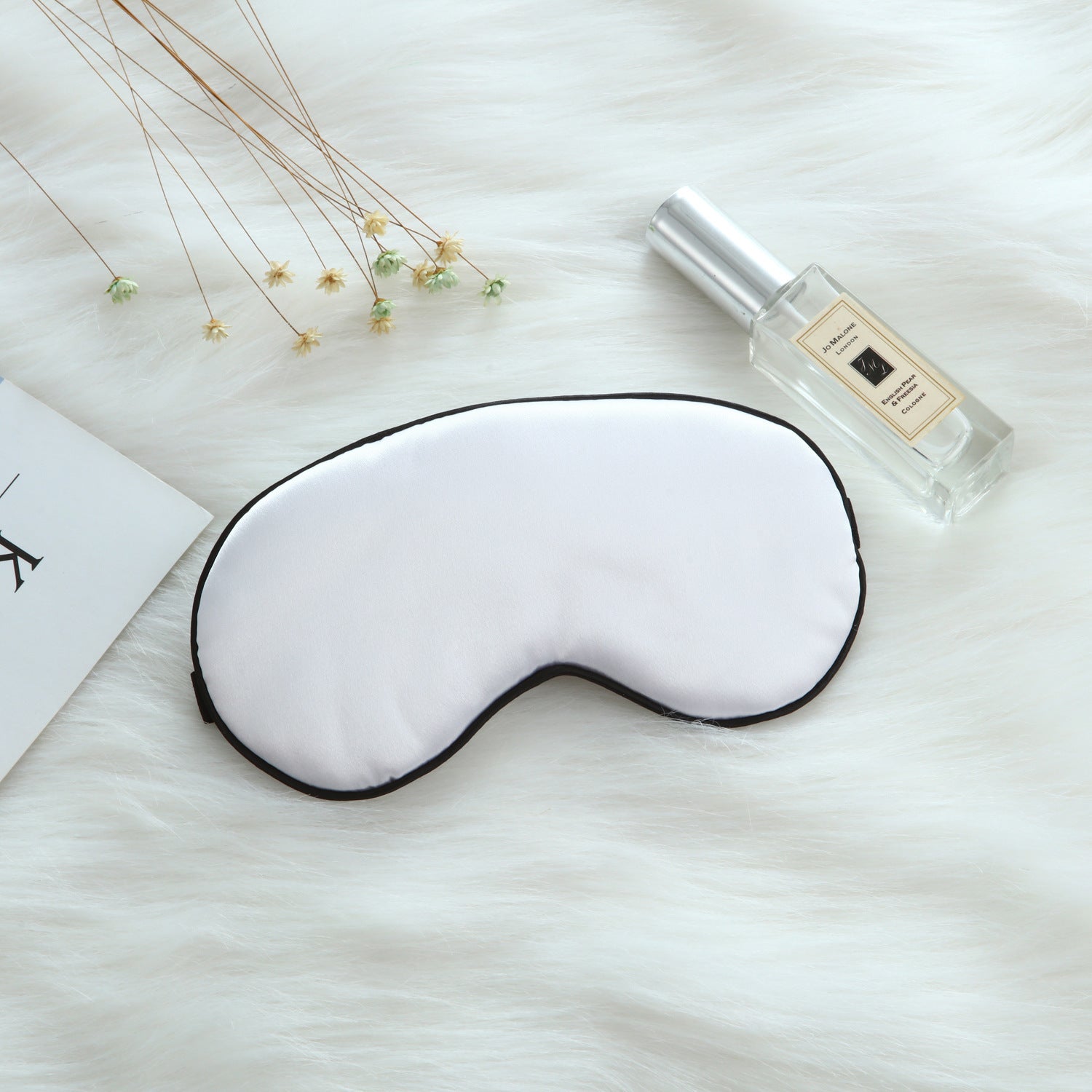 Adjustable Silk Sleep Mask with Earplugs