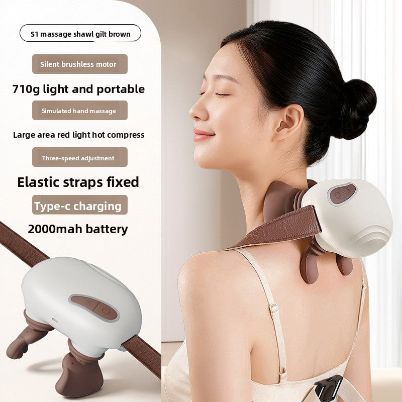 Shoulder and neck intelligent cervical massager