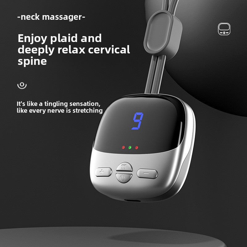 Portable Neck Massager with Heat and Pulse Therapy