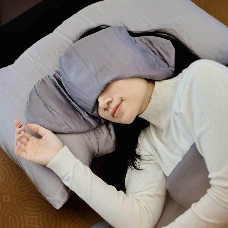 Weighted Sleep Eye Mask with Cooling Compress