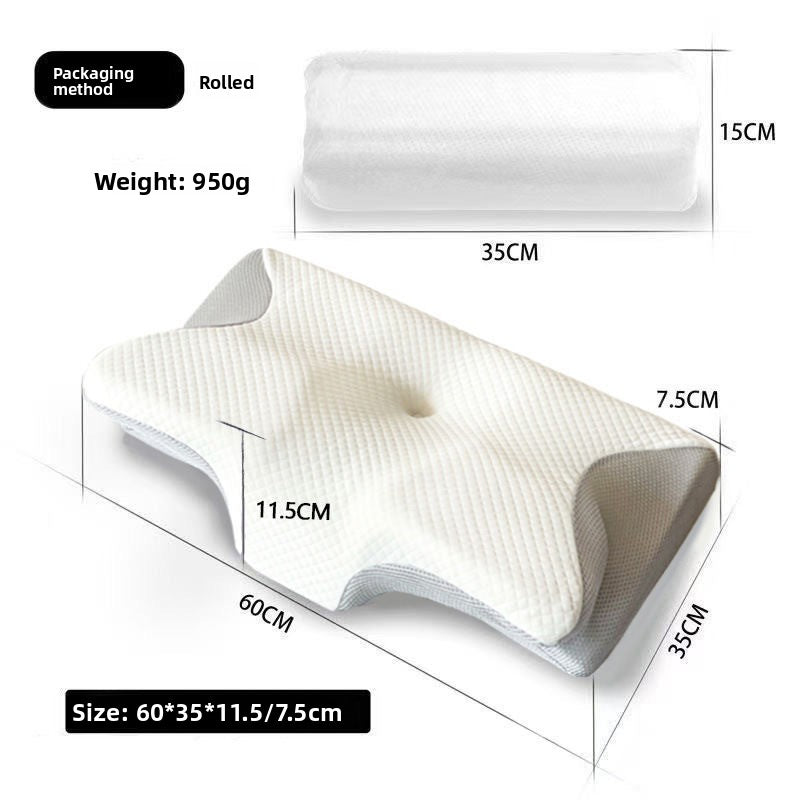 Ergonomic Butterfly Memory Foam Cervical Pillow