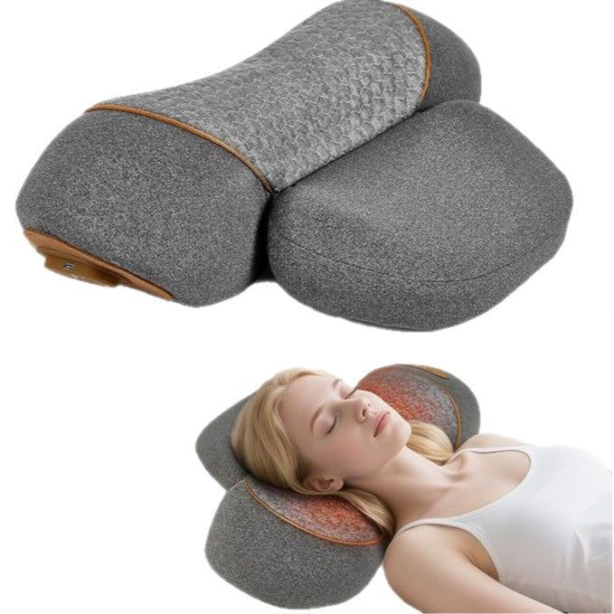 Cervical Support Pillow with Massage and Heat Therapy