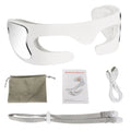 Portable Rechargeable Eye Massager with Red Light Therapy