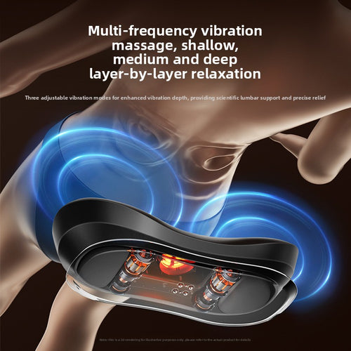 Adjustable Heating Massage Pillow with Remote Control