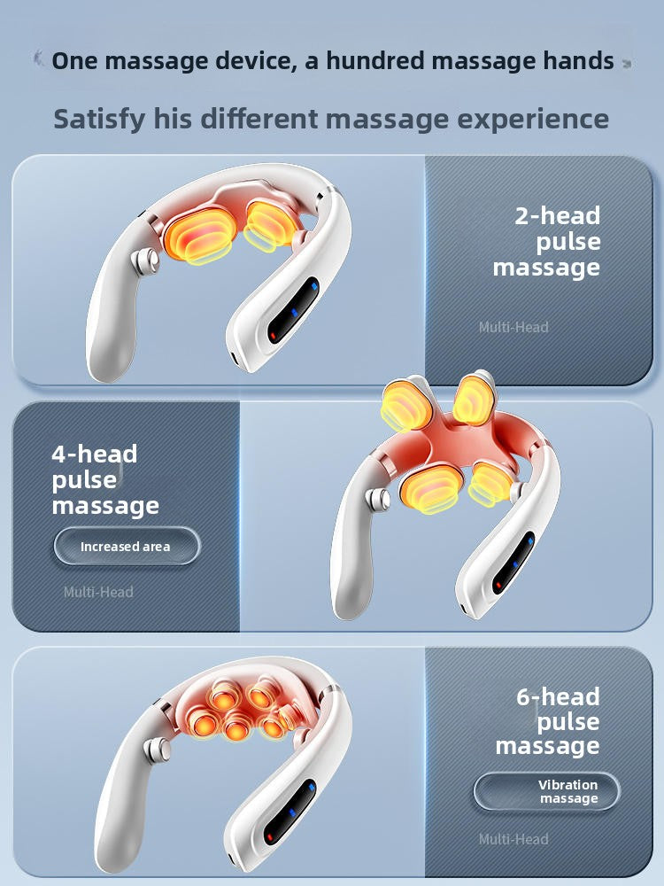 Cervical Neck Massager with Heat and Pulse Therapy