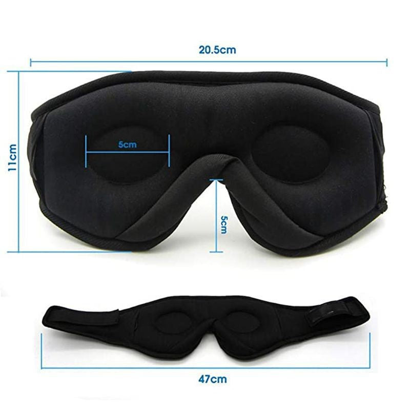 Wireless Bluetooth Sleep Mask with Stereo Sound