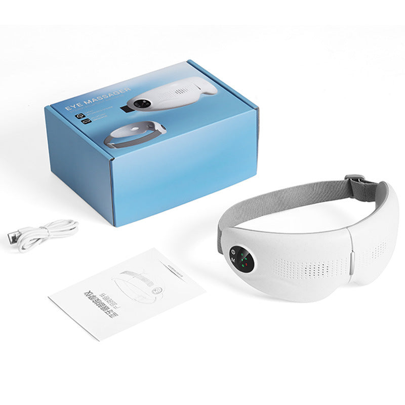 Rechargeable Bluetooth Eye Massager with Heat Therapy