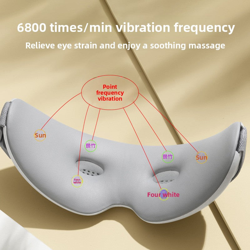 Rechargeable Bluetooth Eye Massager with Heat Therapy