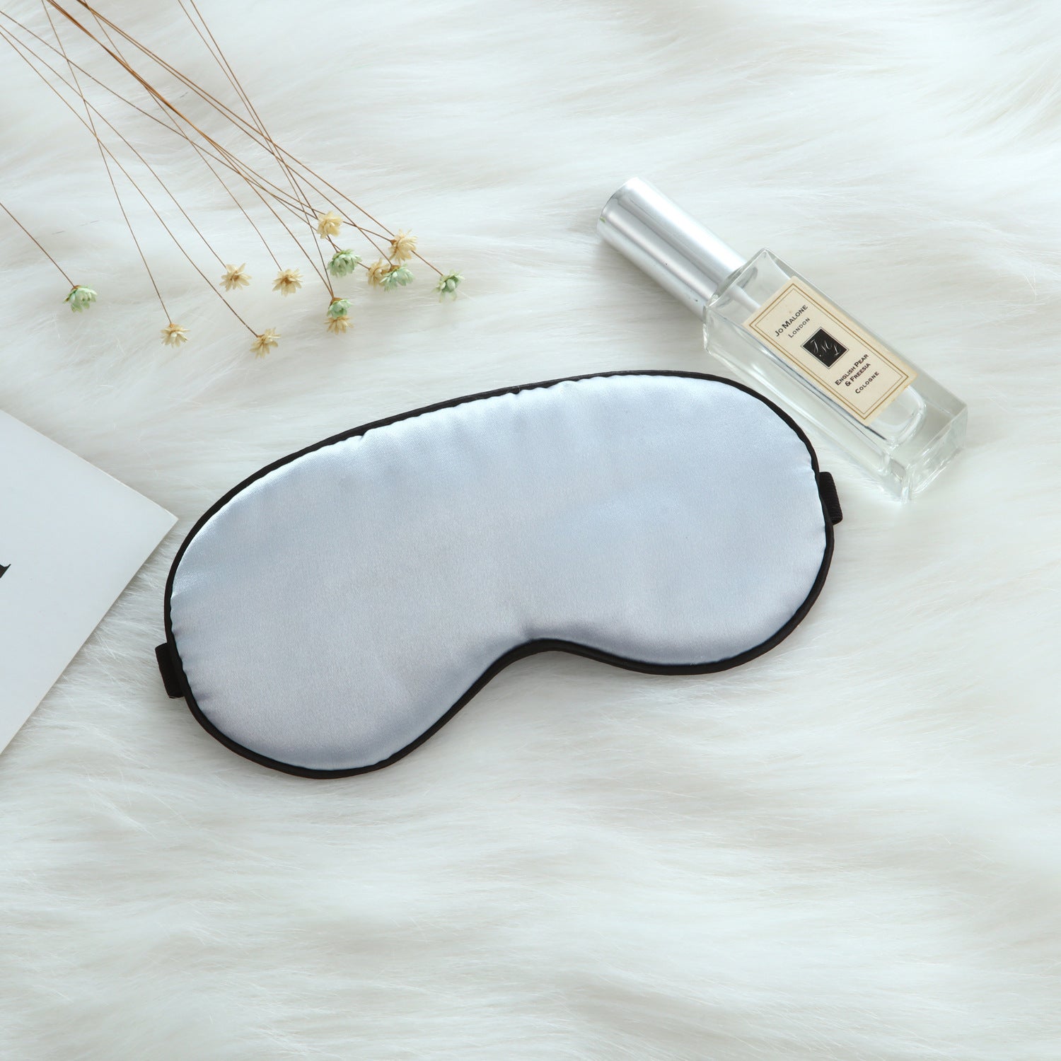 Adjustable Silk Sleep Mask with Earplugs