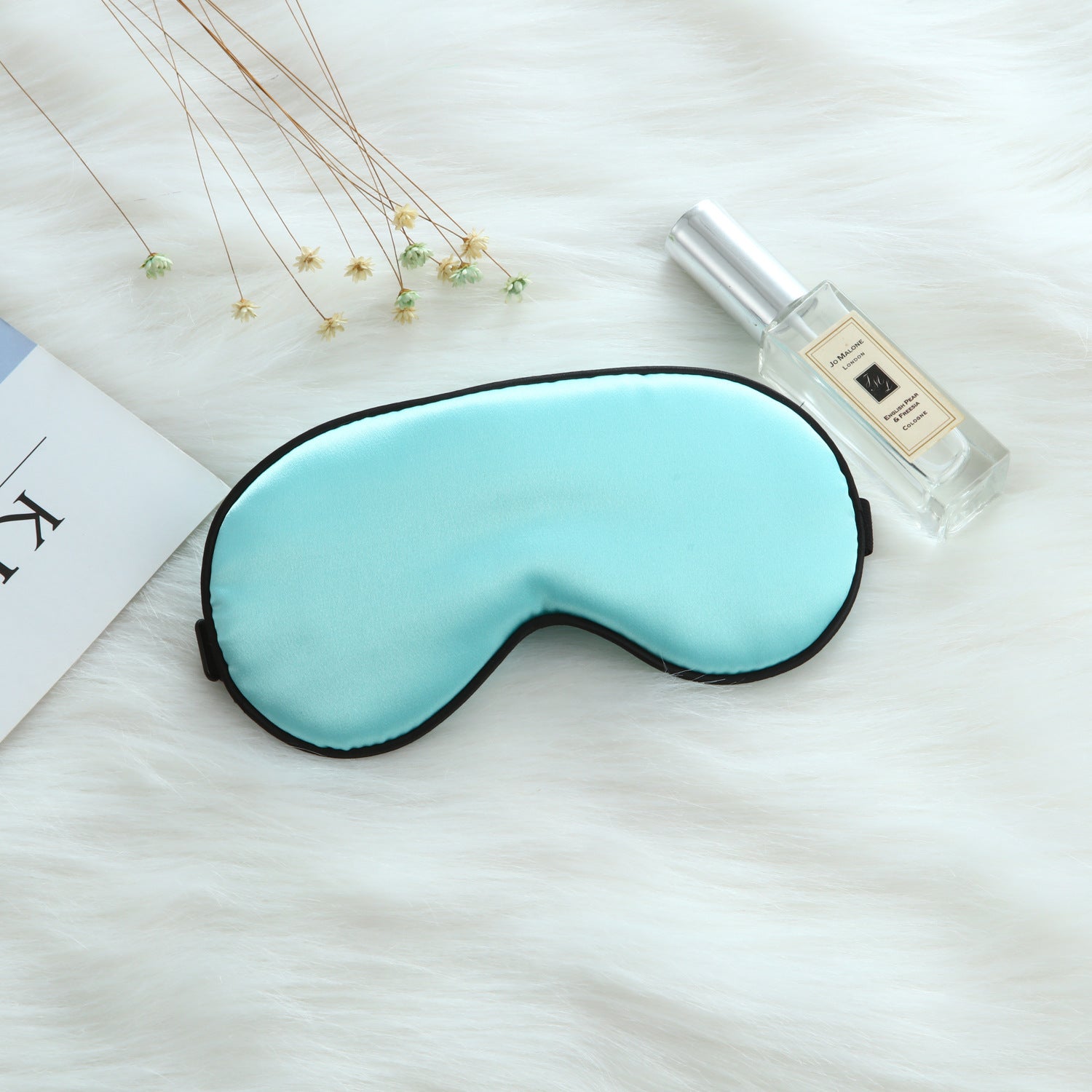 Adjustable Silk Sleep Mask with Earplugs