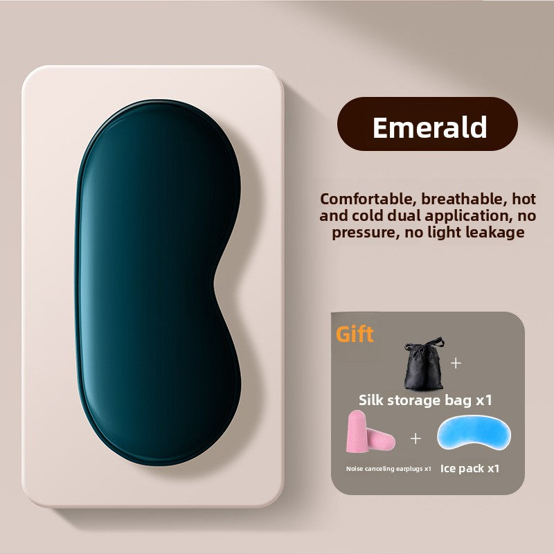 Silk Sleep Eye Mask with Light Blocking and Cooling Features