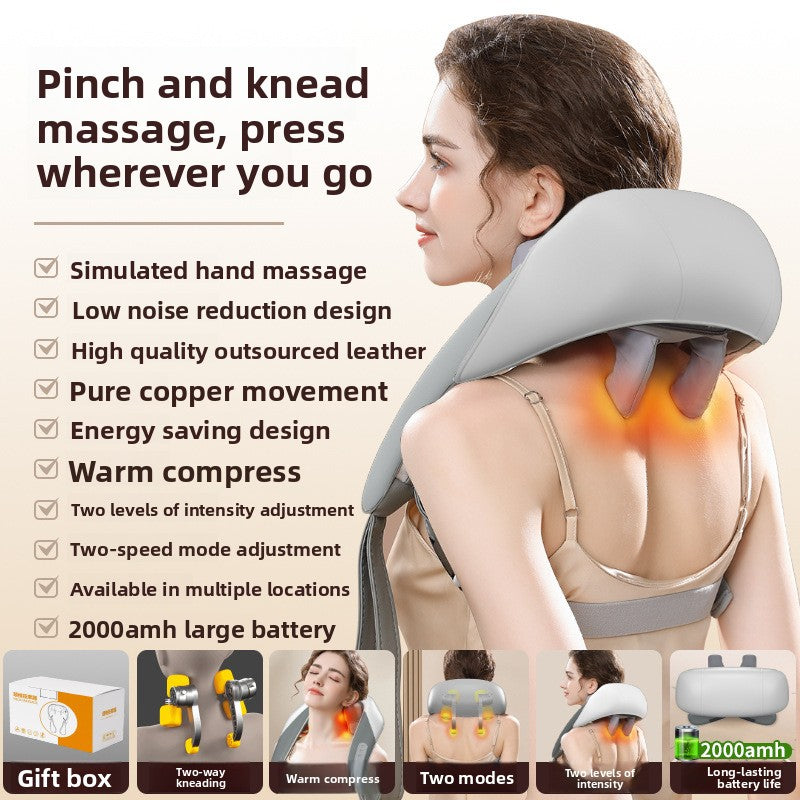 Shoulder and neck intelligent cervical massager